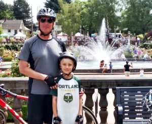 North Portland Sunday Parkways - Teo and I